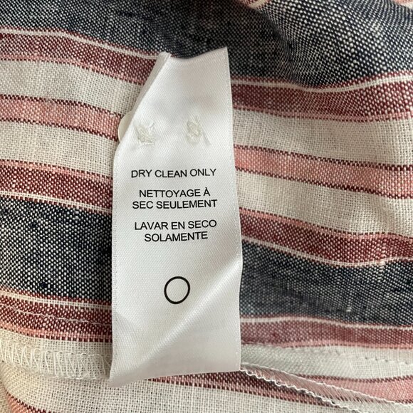 Frame Linen Striped Oversized Shirt - Picture 9 of 10